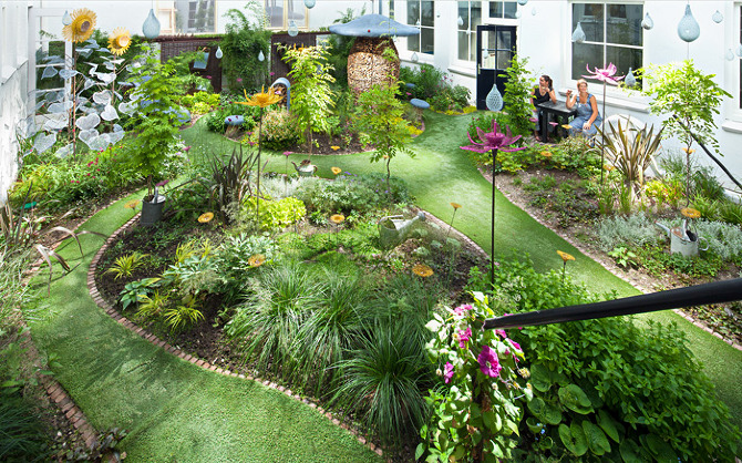 Hotel Droog Amsterdam in THISISPAPER MAGAZINE Hotel Droog Fairy Tale Garden 01 Hotel Droog Amsterdam in THISISPAPER MAGAZINE